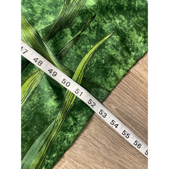 WINLAR GREEN TROPICAL FLORAL V NECK FLOWING KAFTAN ONE SIZE - Picture 10 of 10